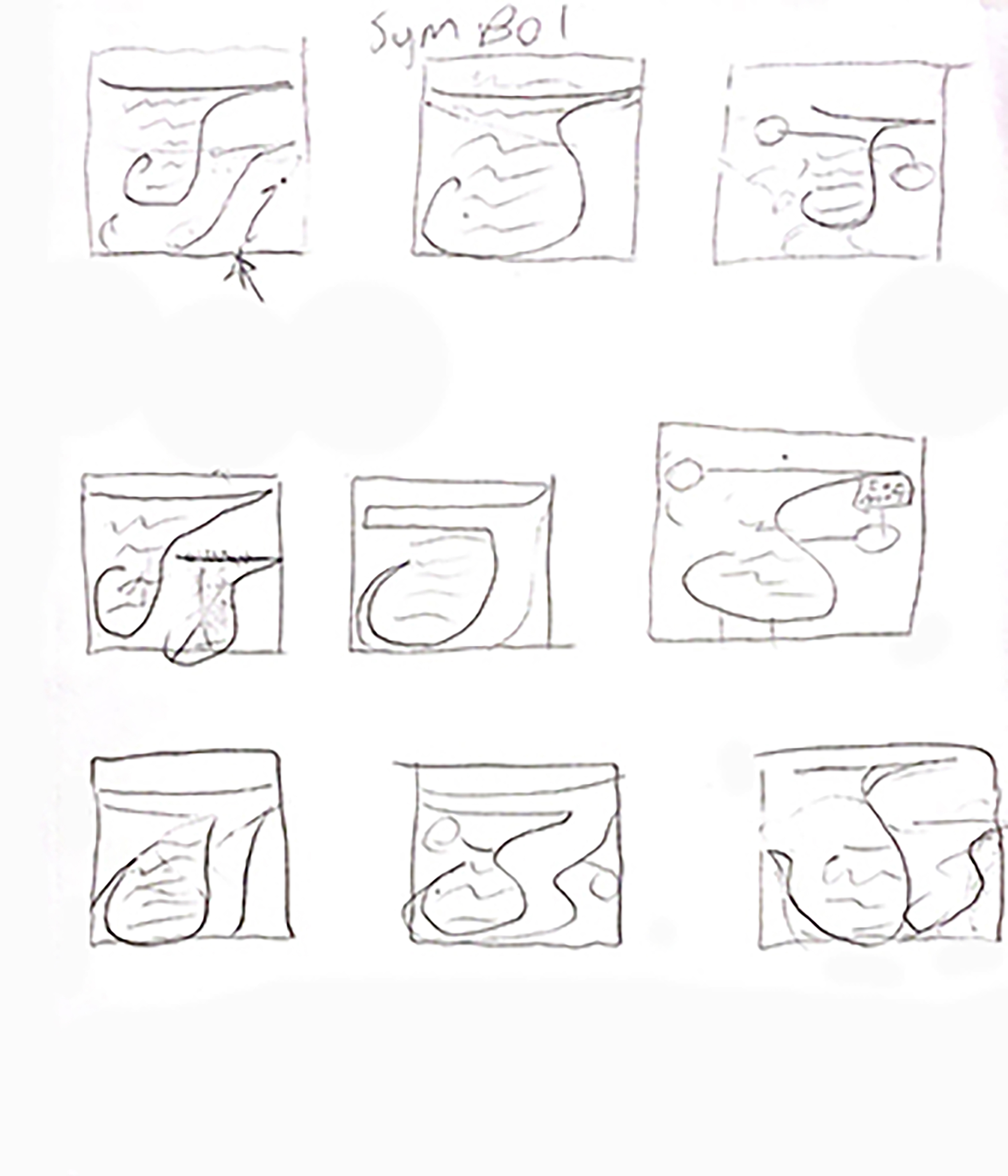 Symbol design sketches